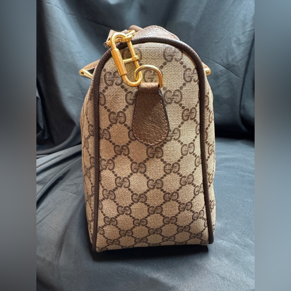 Gucci Vintage GG Supreme Sherry Line Tote Bag with COA - Picture 4 of 16